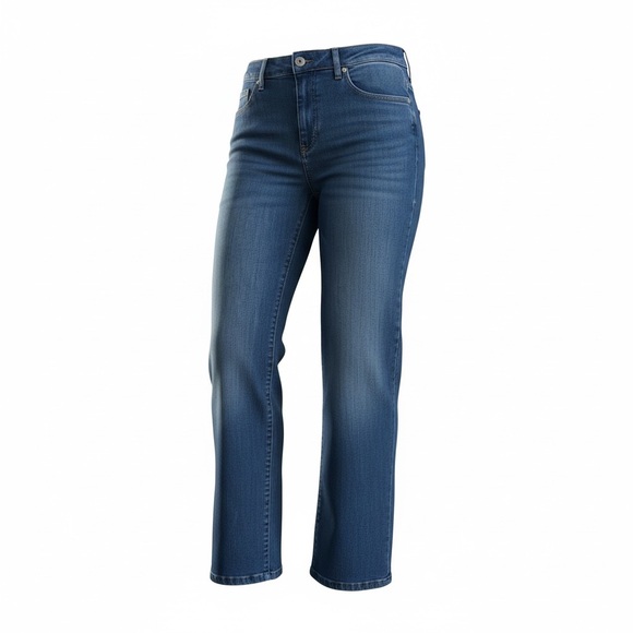 J. Jill Blue Flare & Wide Leg Jeans - Picture 3 of 6